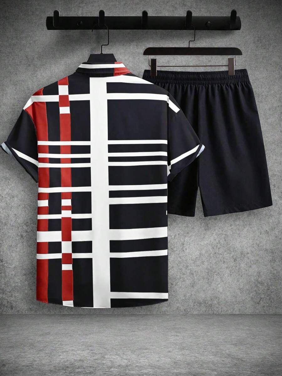 17480 1a-115 Conjunto Camisa casual & Short