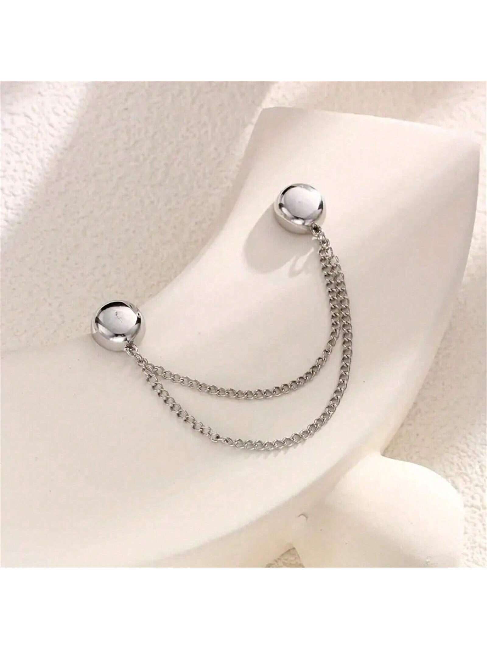 17698 1b-040 Pinza magnética ajustable para pantalones y puños 2 Pzas