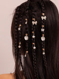 17577 1b-017 Set de ligas para el cabello 12 Pzas