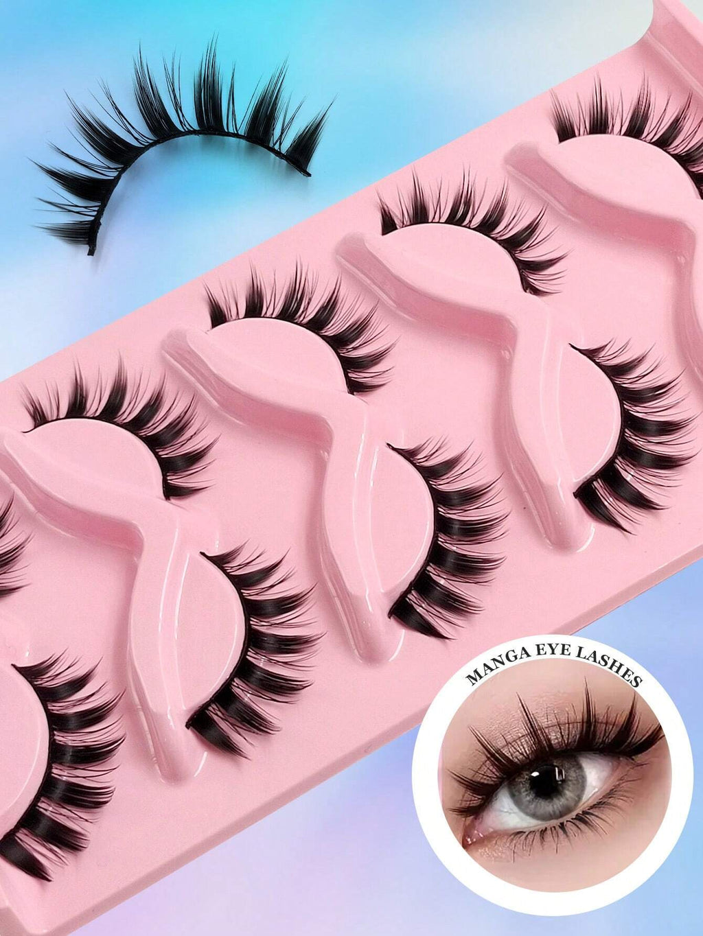 18812 1b-144 Pestañas postizas 5 Pares