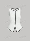 19213 1a-015 Chaleco casual de mujer 1 Pza