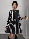 18495 1t-005 Vestido con cuello redondo 1 Pza