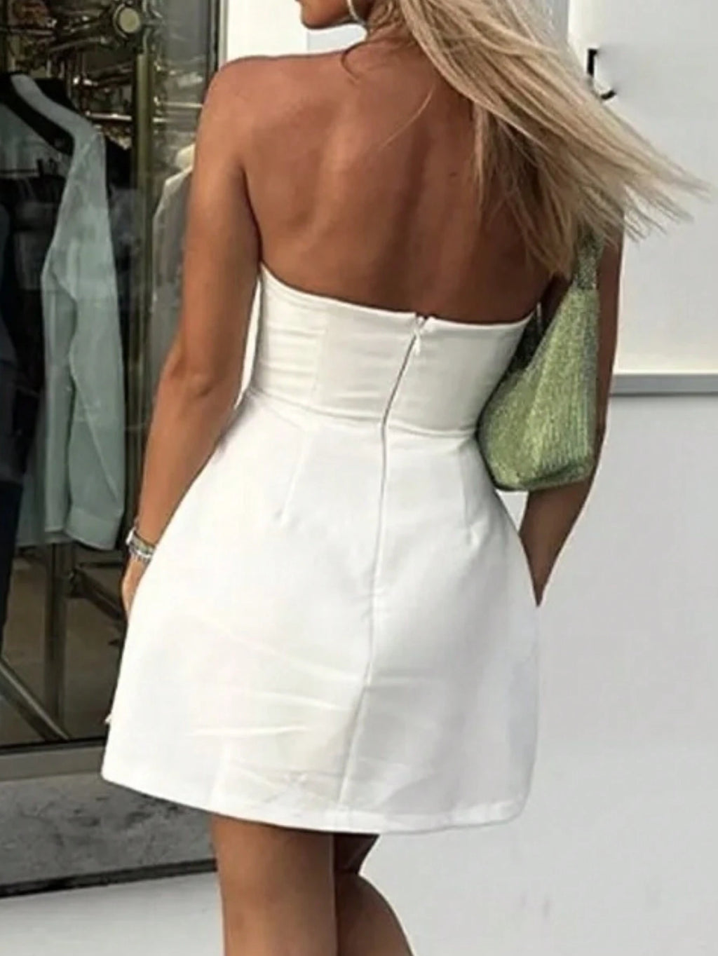 18230 1t-005 Vestido mini casual con bolsillo 1 Pza