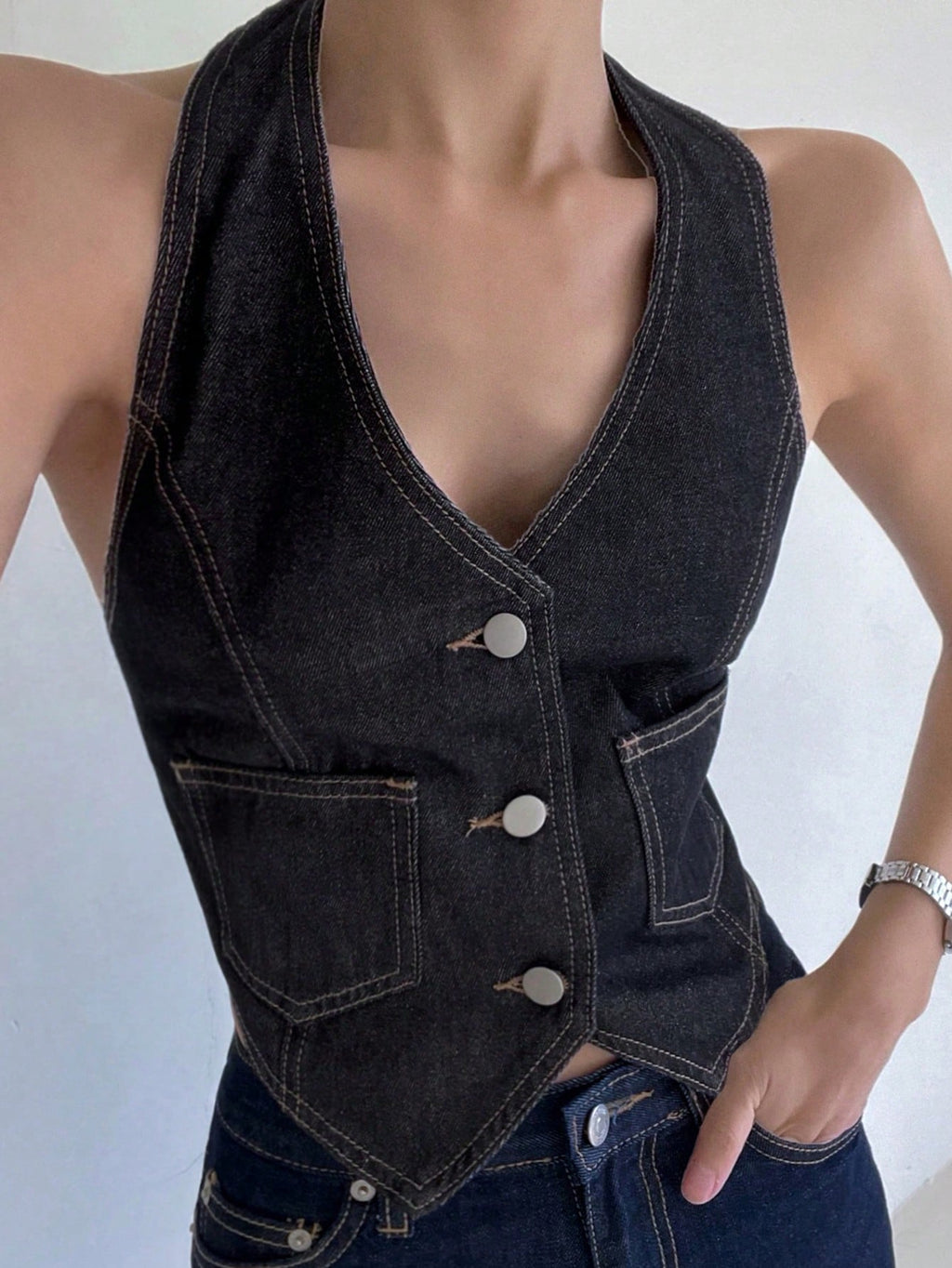 19539 1a-115 Top de tirantes y espalda descubierta 1 Pza