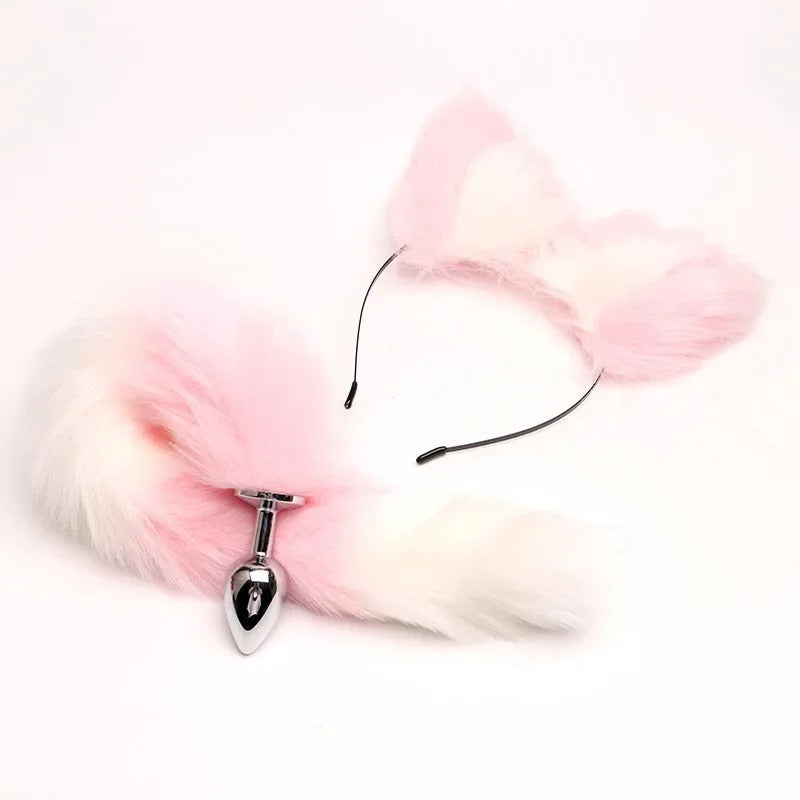 13066 1b-04-18 Set de 2 pzs de diadema y plug