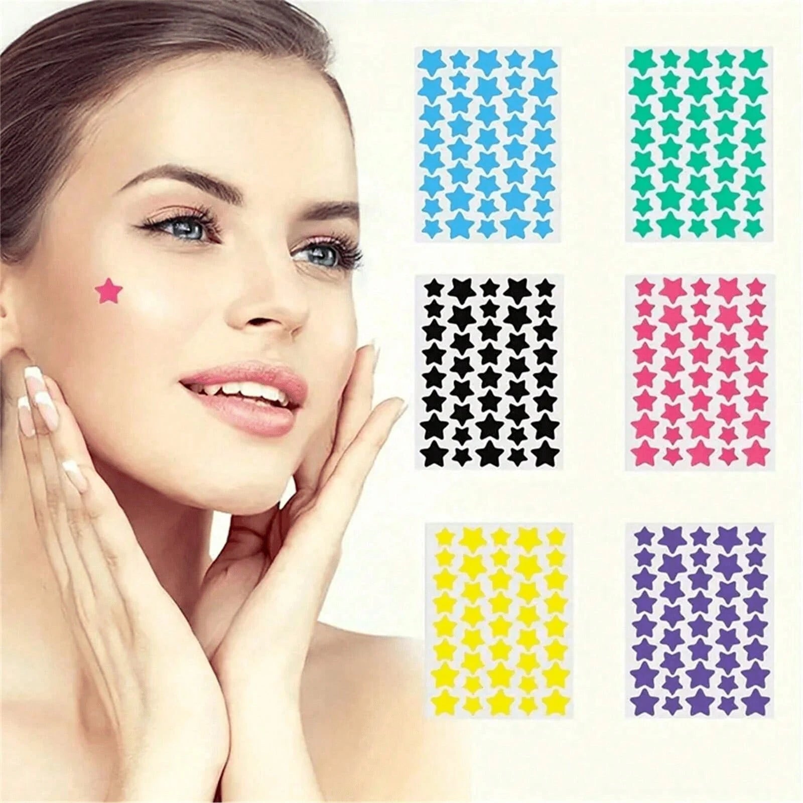 19313 1b-063 Pegatinas de Estrellas para acne 280 Pzas