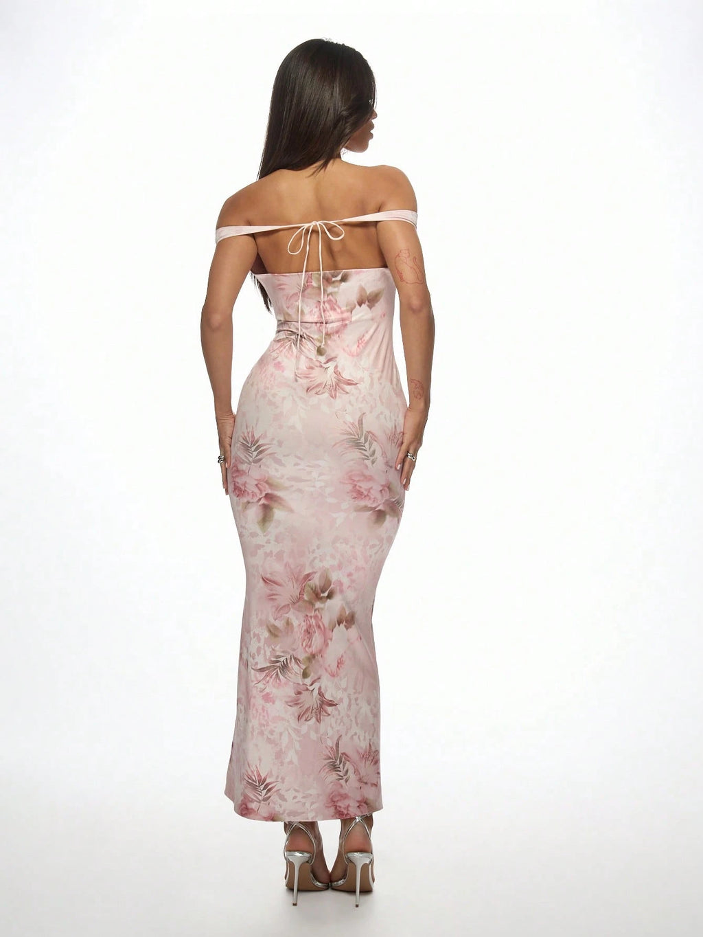 19362 1a-049 Vestido largo tipo bandeau 1 Pza