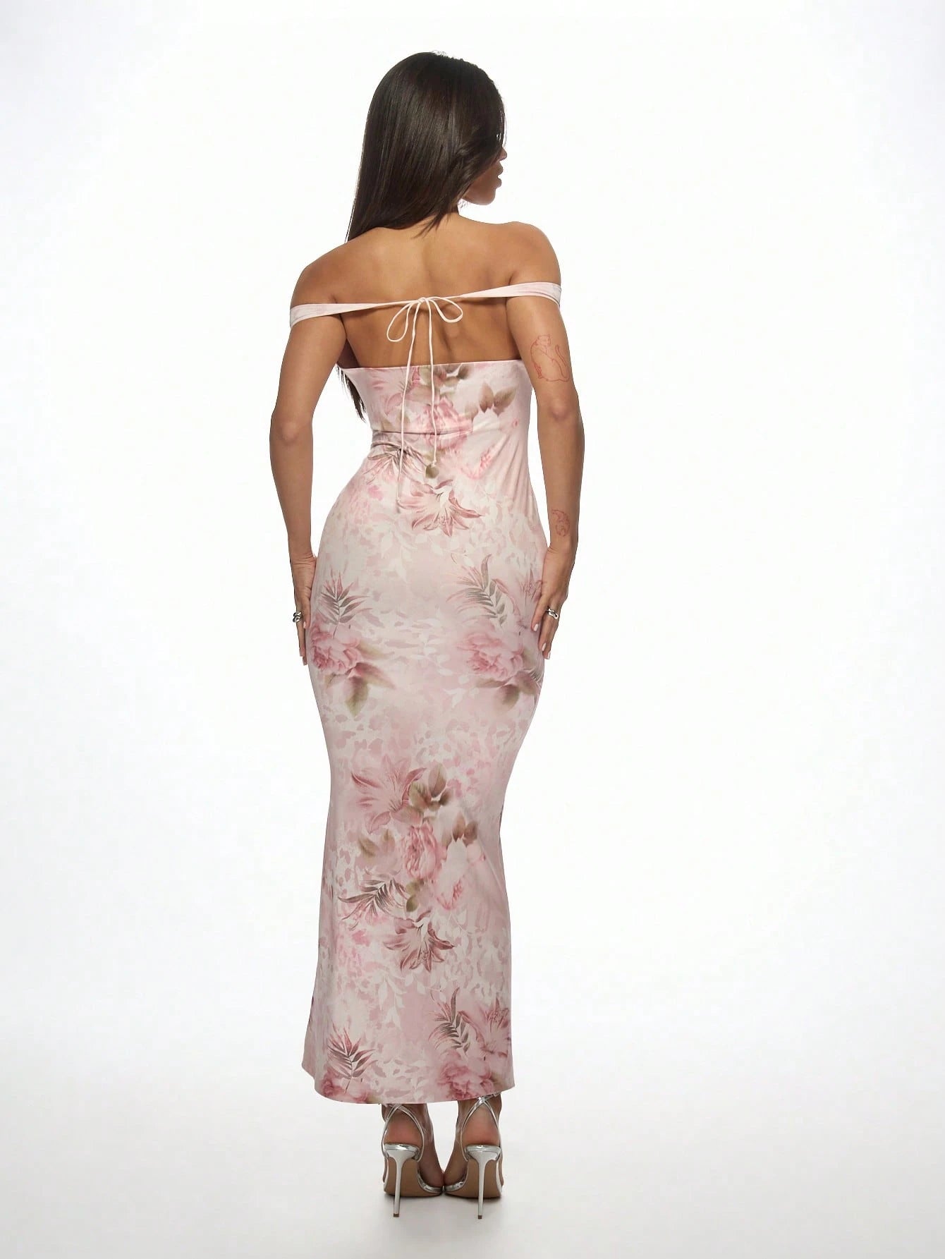 19362 1a-049 Vestido largo tipo bandeau 1 Pza