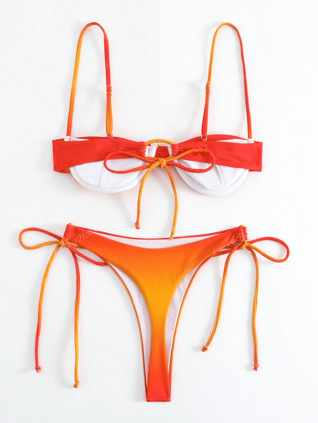 19489 id-117 Bikini Triangular Multicolor 2 Pzas