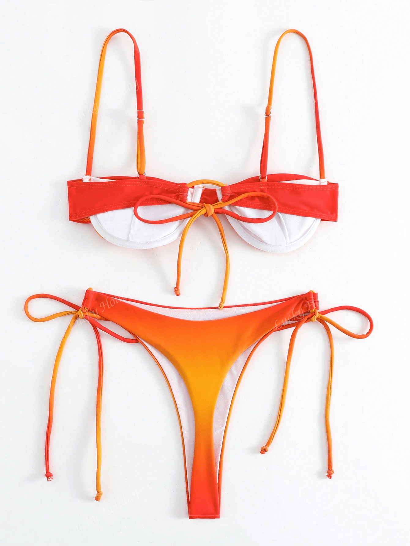 19489 id-117 Bikini Triangular Multicolor 2 Pzas