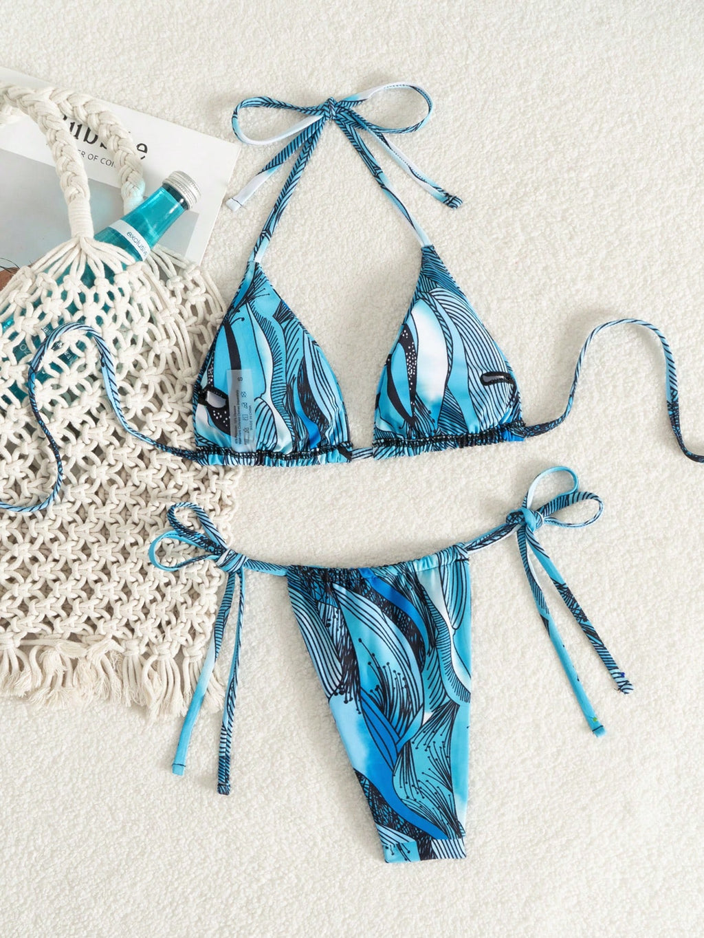 19521 1a-027 Bikini Triangular Mar 2 Pzas