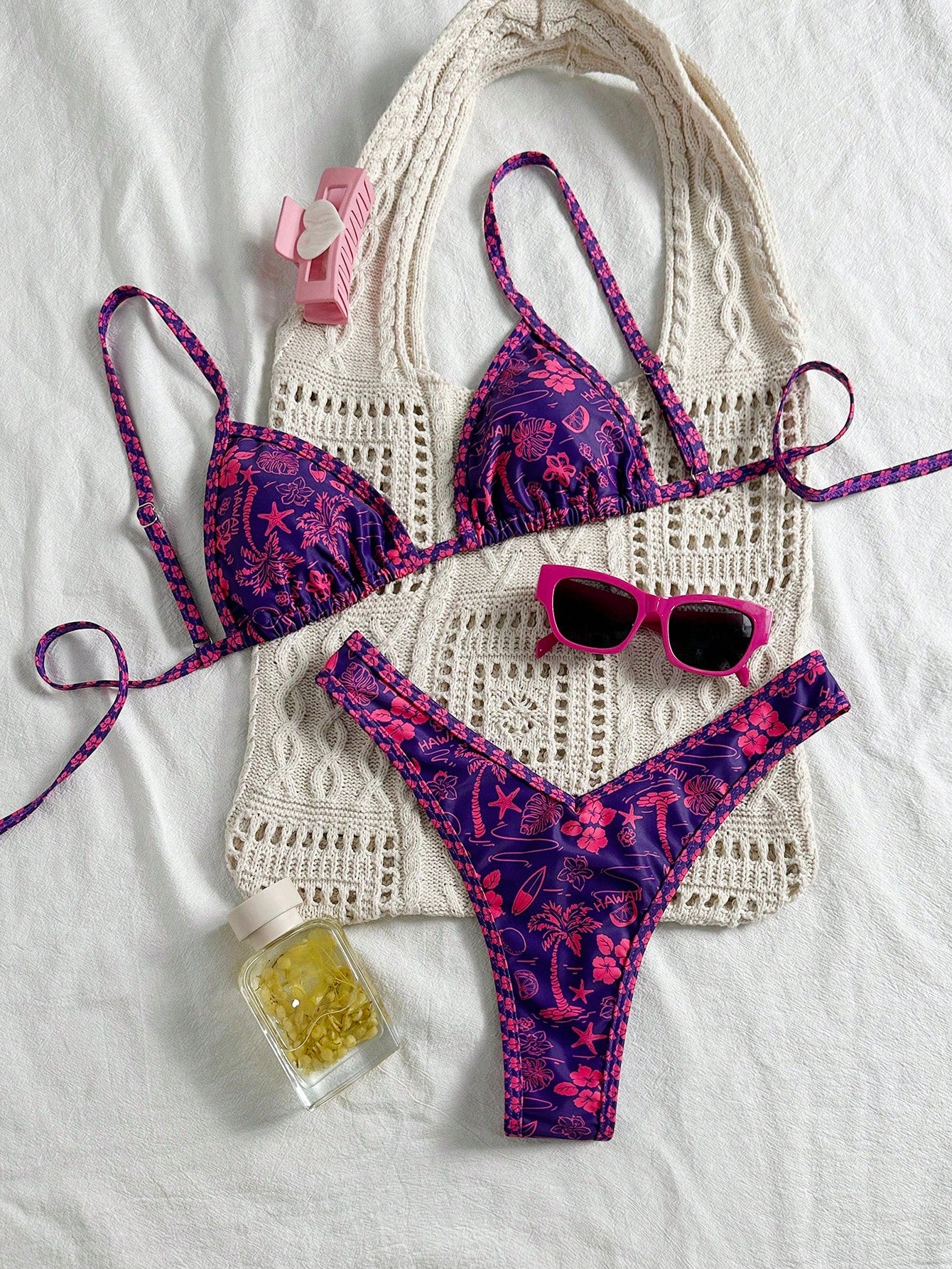 19717 ID-218 Bikini Diseño primavera 2 Pzas