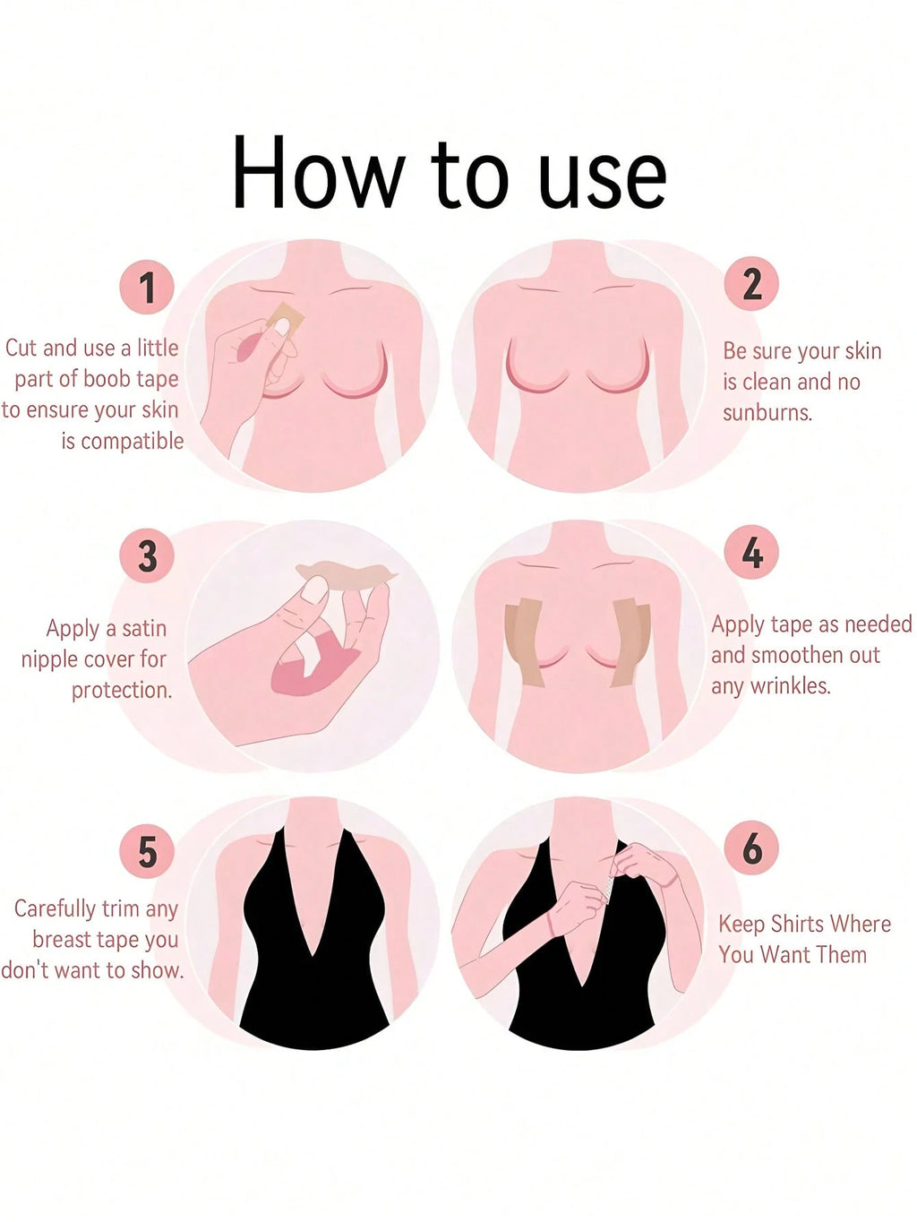 19942 1a-009 Cinta adhesiva desechable para levantar el sostén