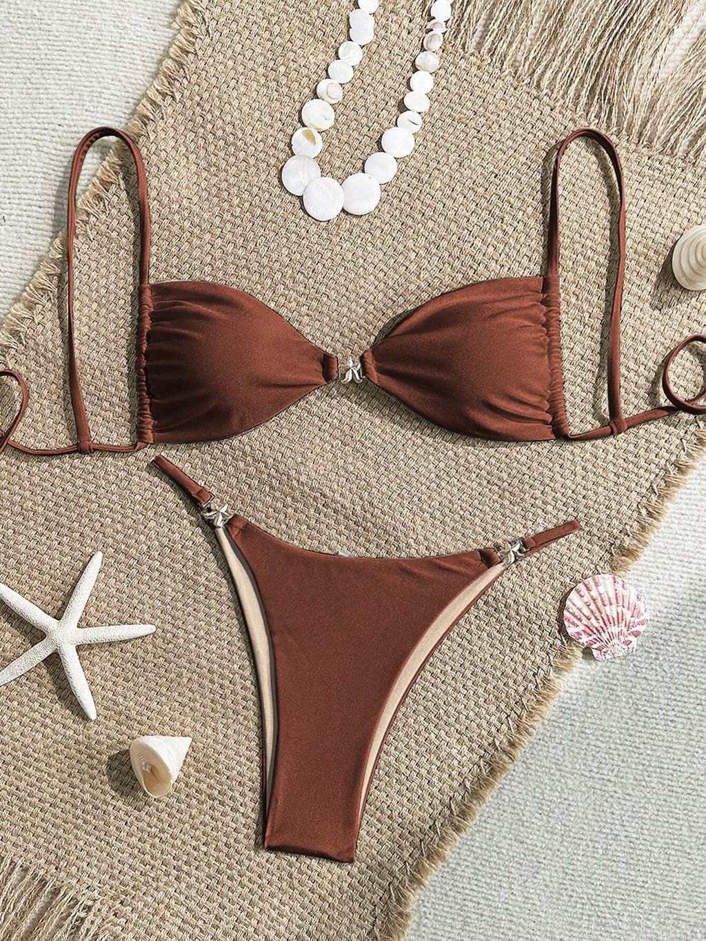 19708 ID-218 Bikini Diseño Estrella 2 Pzas