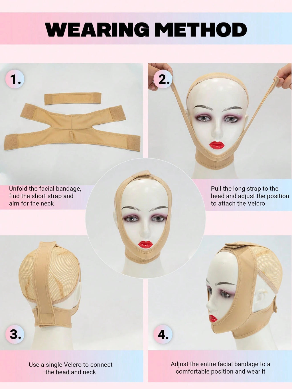 19316 1a-027 Vendaje facial en V 1 Pza