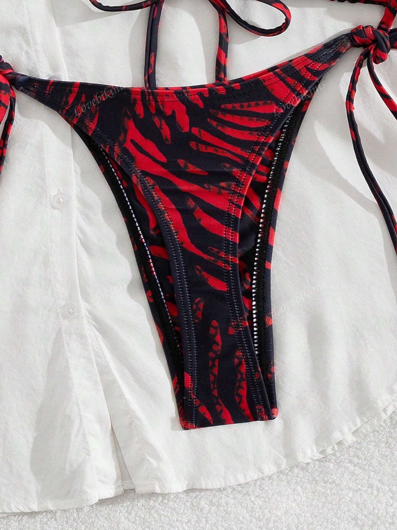 19520 1a-027 Bikini Triangular Bicolor 2 Pzas