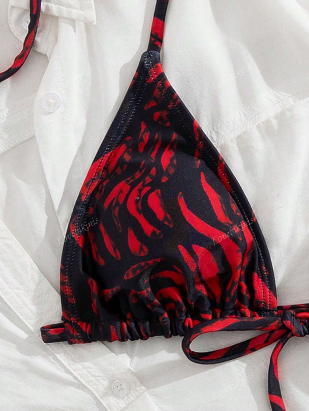 19520 1a-027 Bikini Triangular Bicolor 2 Pzas