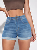 19510 1t-007 Shorts en mezclilla con cremallera 1 Pza