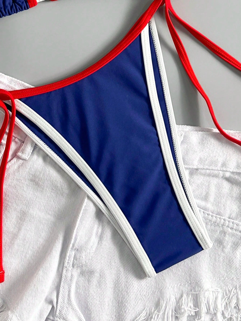 19952 1a-009 Traje de baño tipo tankini con empalme 2Pzs