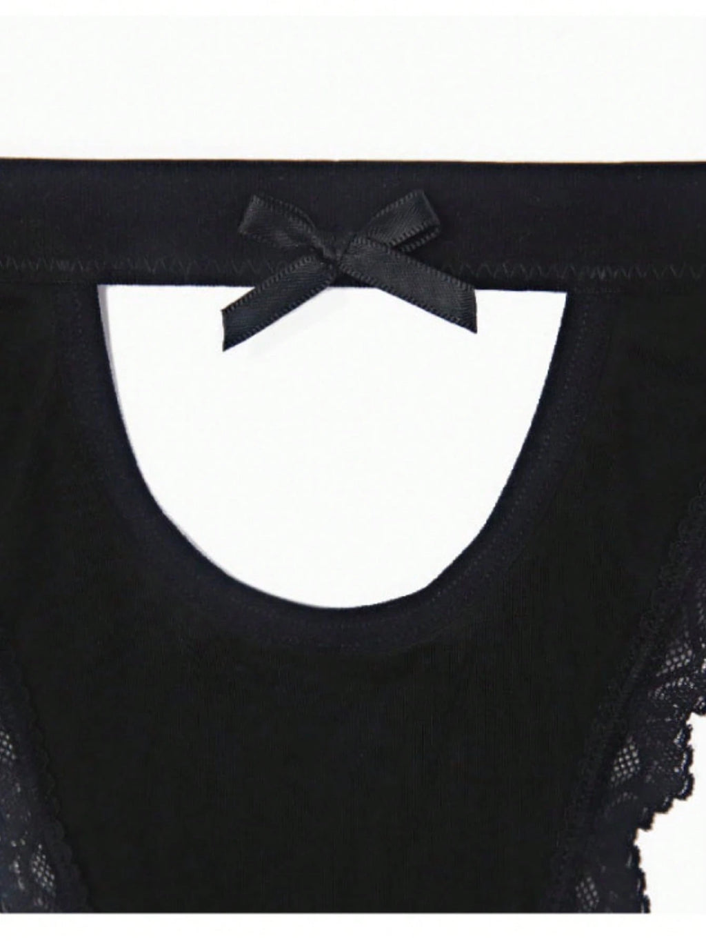 19943 1a-018 Calzones tipo tanga con estampado personalizado de letra de cristal