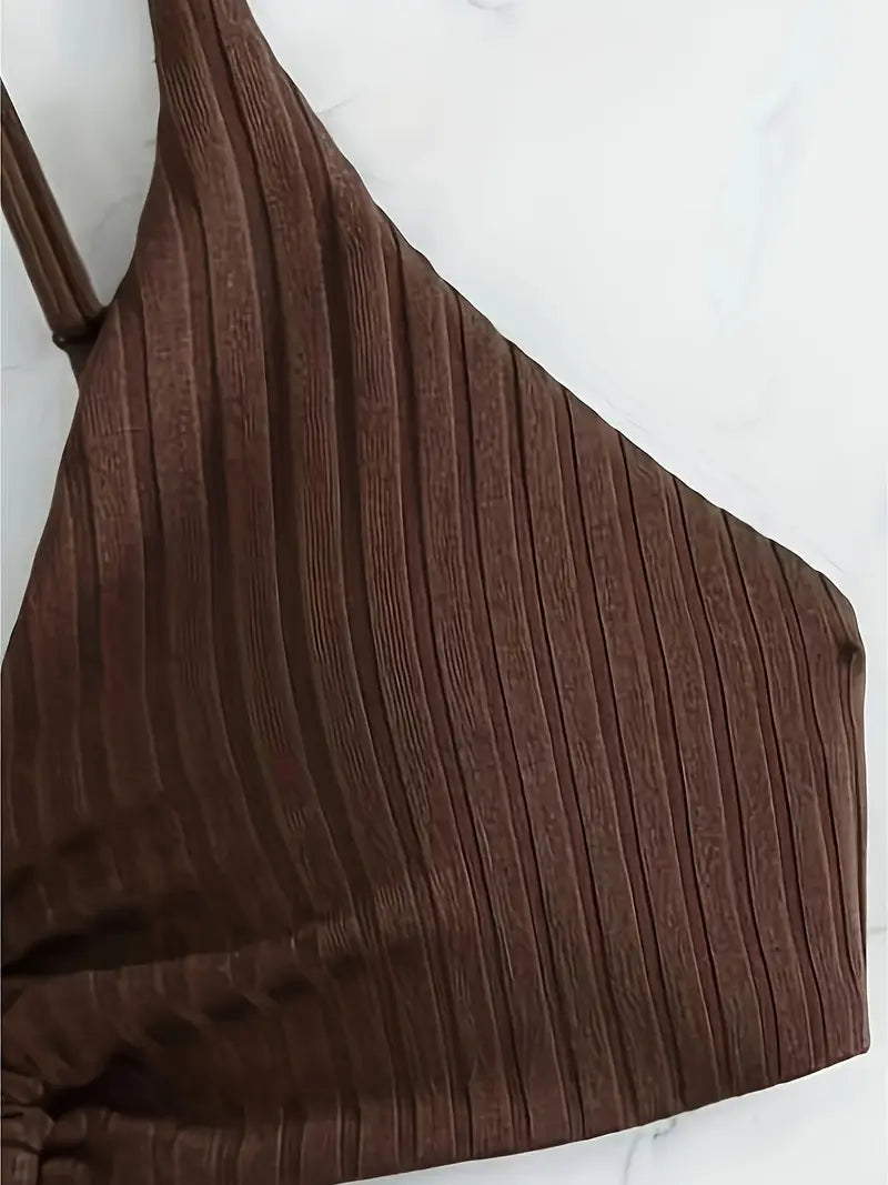 19853 1a-031 Bikini de talle alto 2Pzs