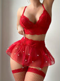 19449 ID-263 Conjunto de Lencería Sexy 3 Pzas