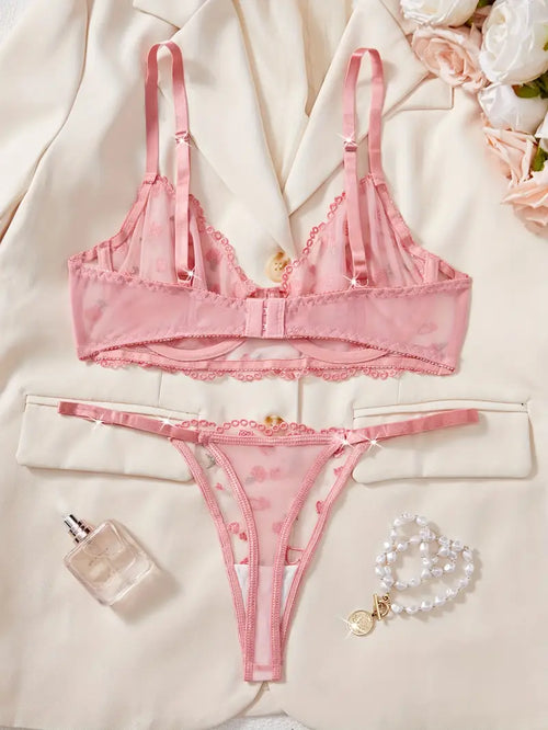 19806 id-219 Ropa interior sexy para mujer de primavera 2 pzs
