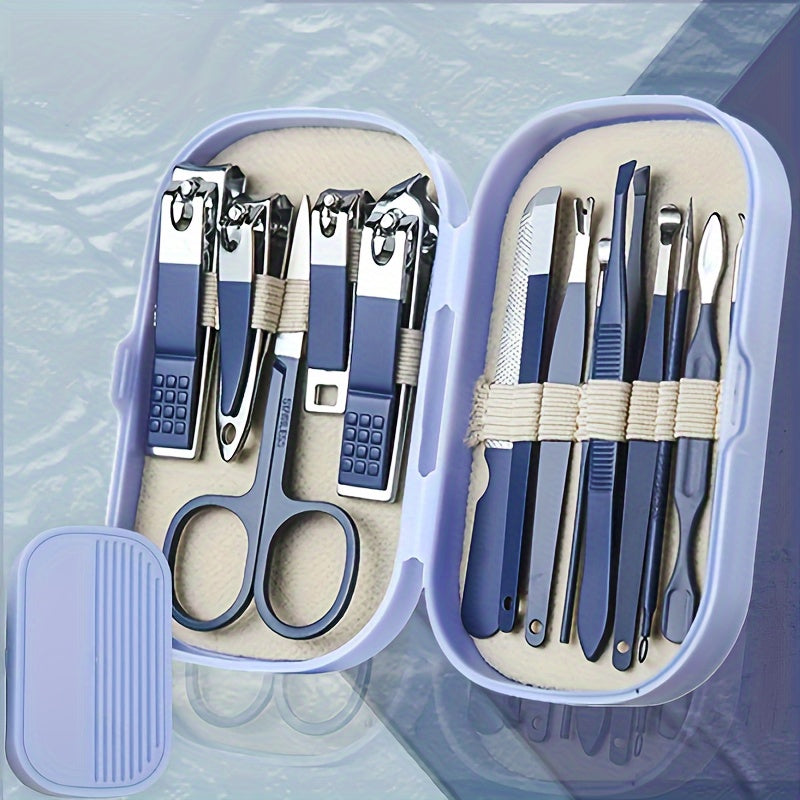 18504 1b-062 Set de manicura y pedicura de acero inoxidable