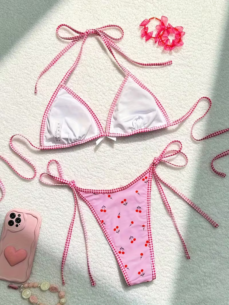 19849 1a-110  Bikini de mujer con estampado 2PZS