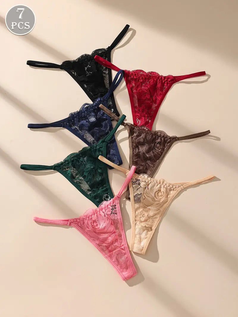 19841 1a-031 Juego de sujetadores de encaje 7Pzs