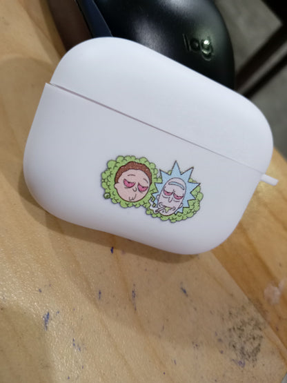 10796 2t-007 Funda de silicona con dibujos animados para Airpods