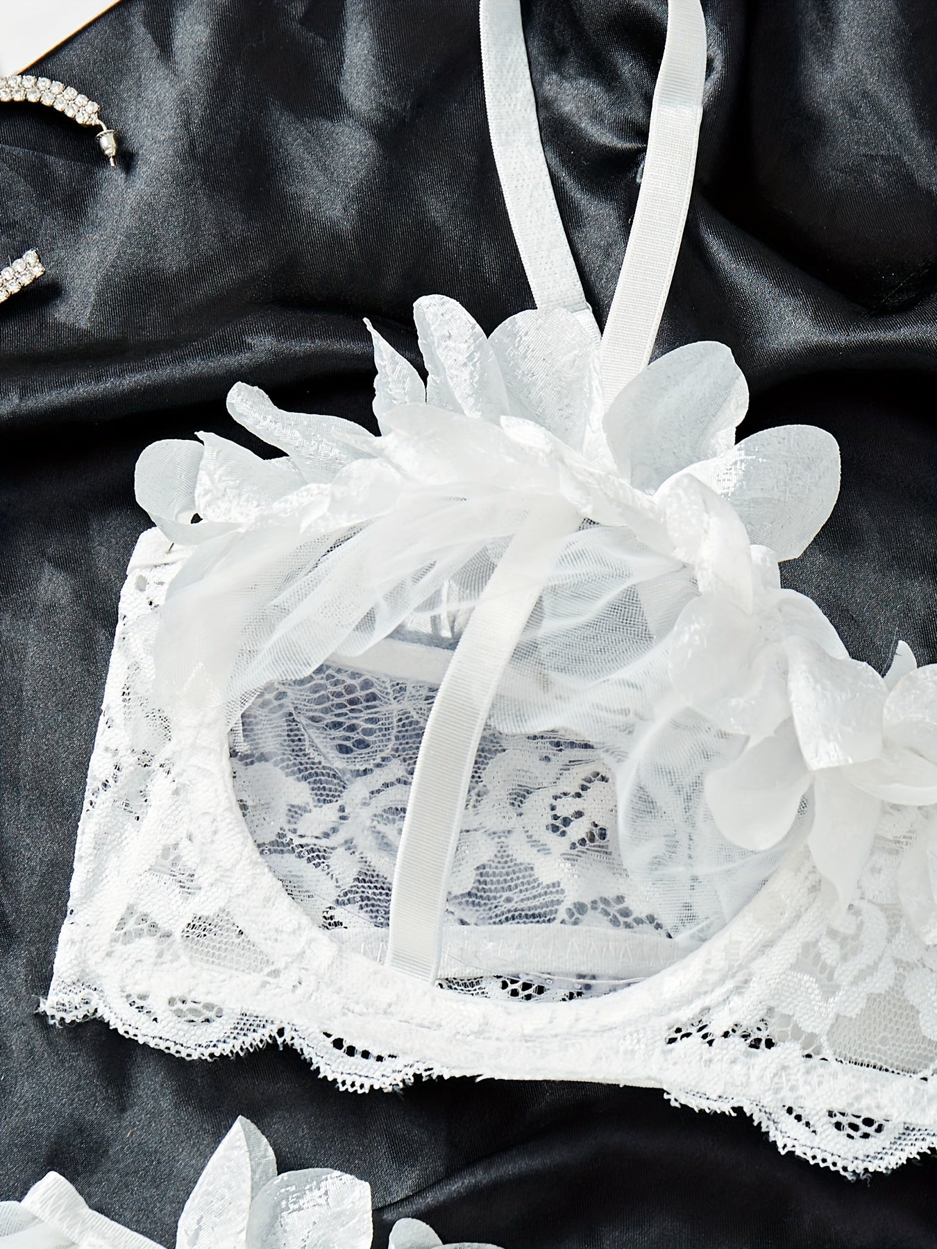 19551 ID-265 Conjunto lencería sexy 5 Pzas