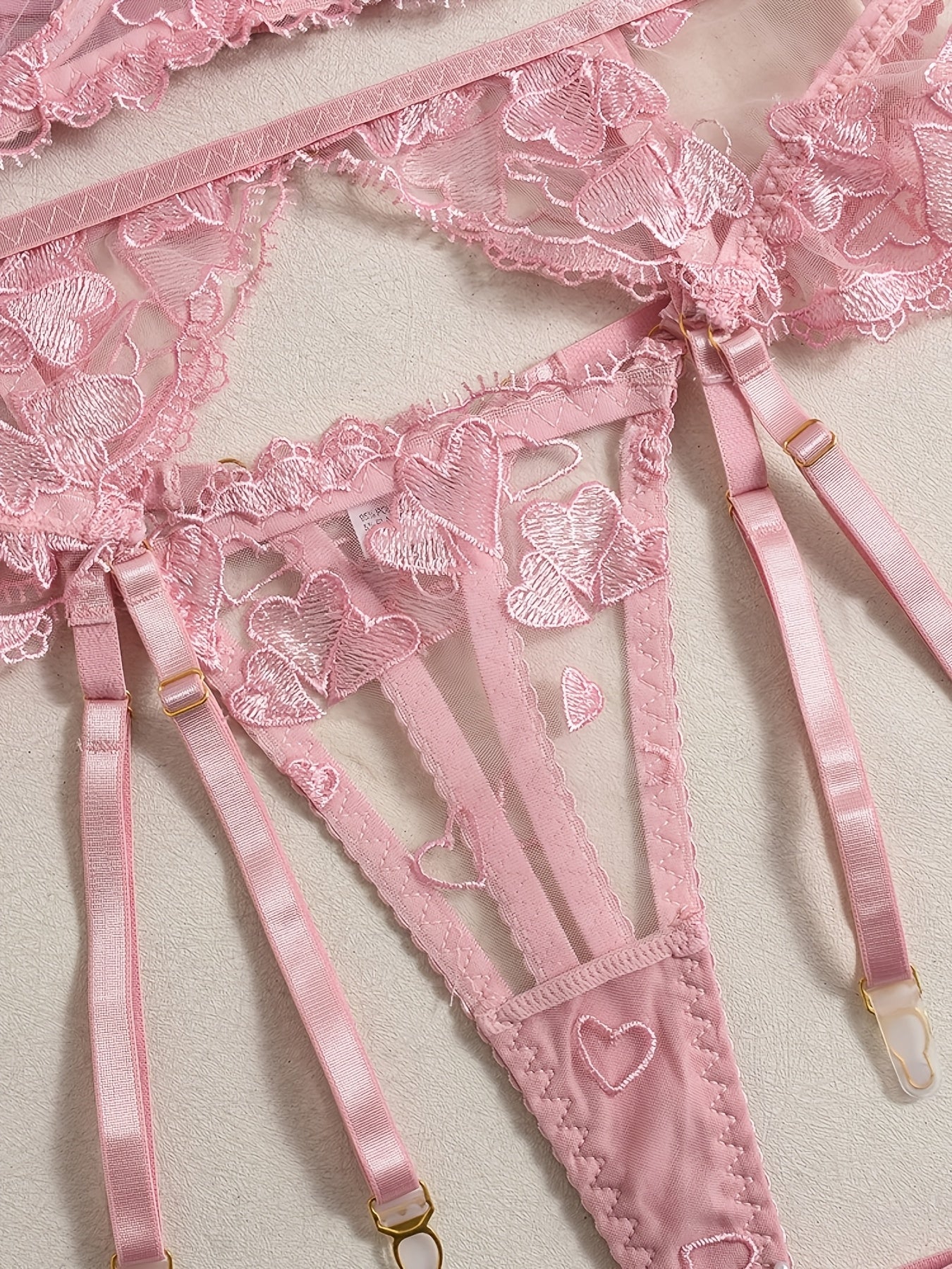 19561 ID-265 Lencería Sexy 4 Pzas