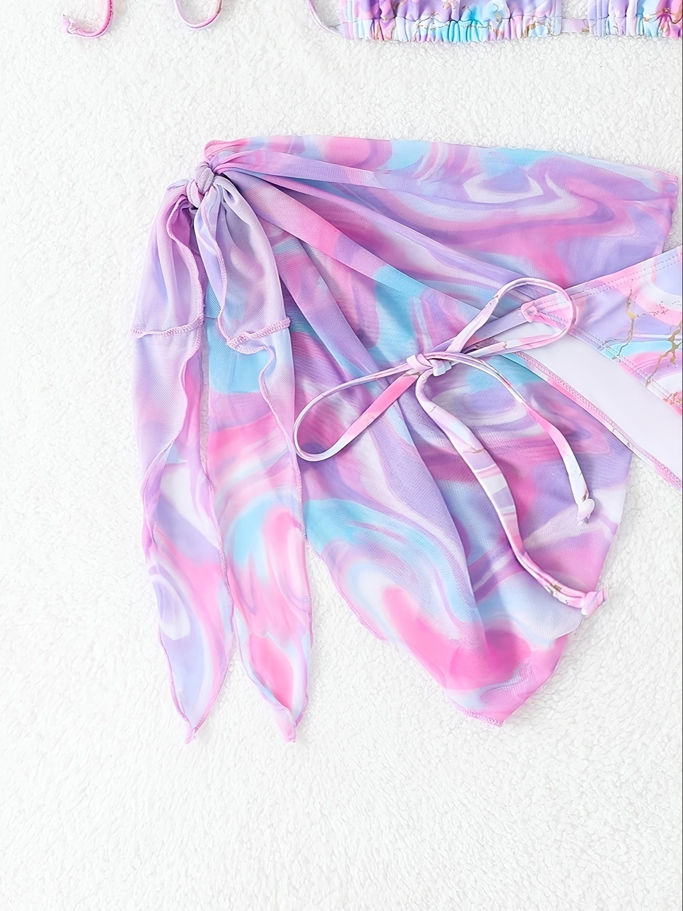 19669 1a-104 Conjunto Bikini Multicolor 3 Pzas