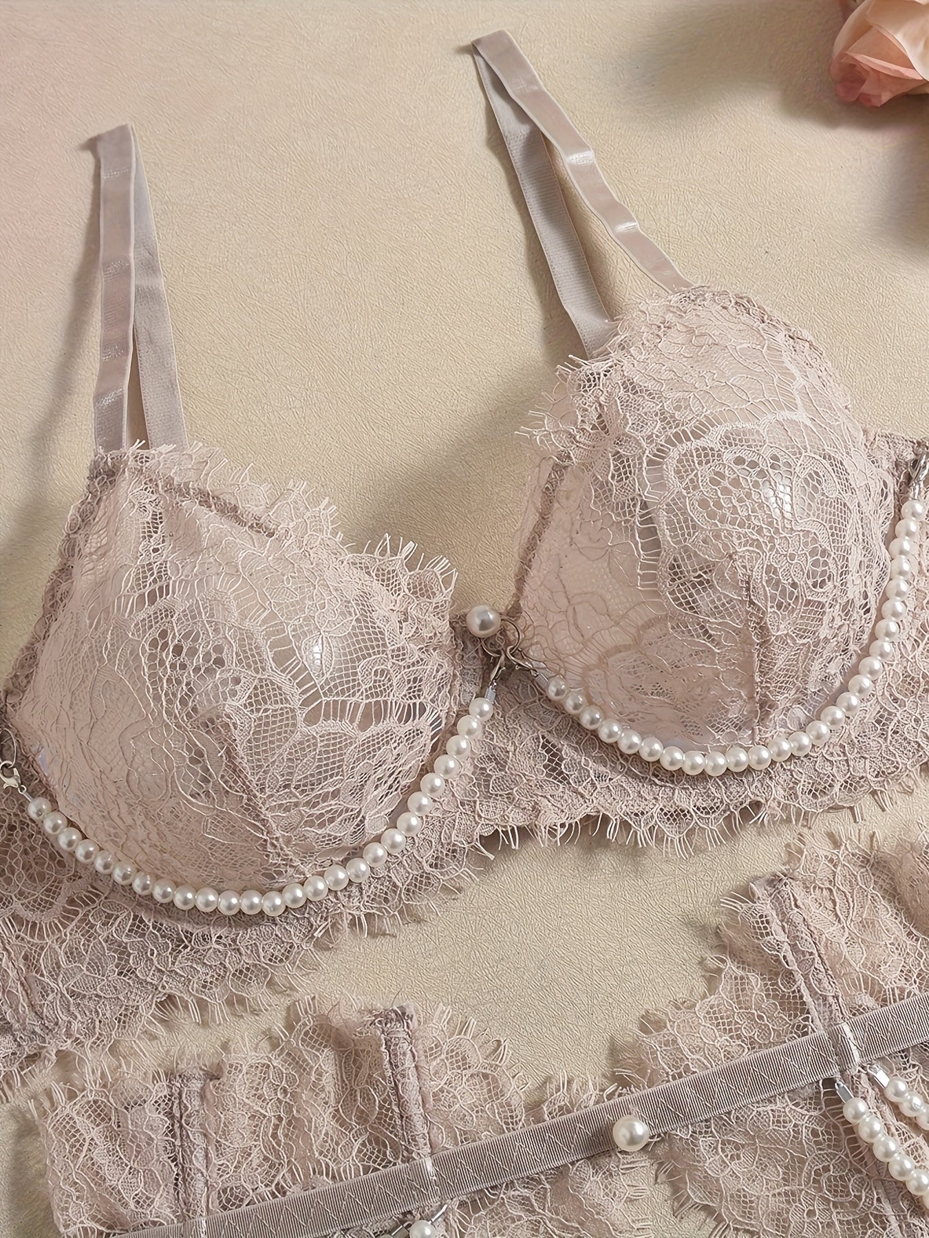 19626 ID-263 Lenceria Perlas 4 Pzas