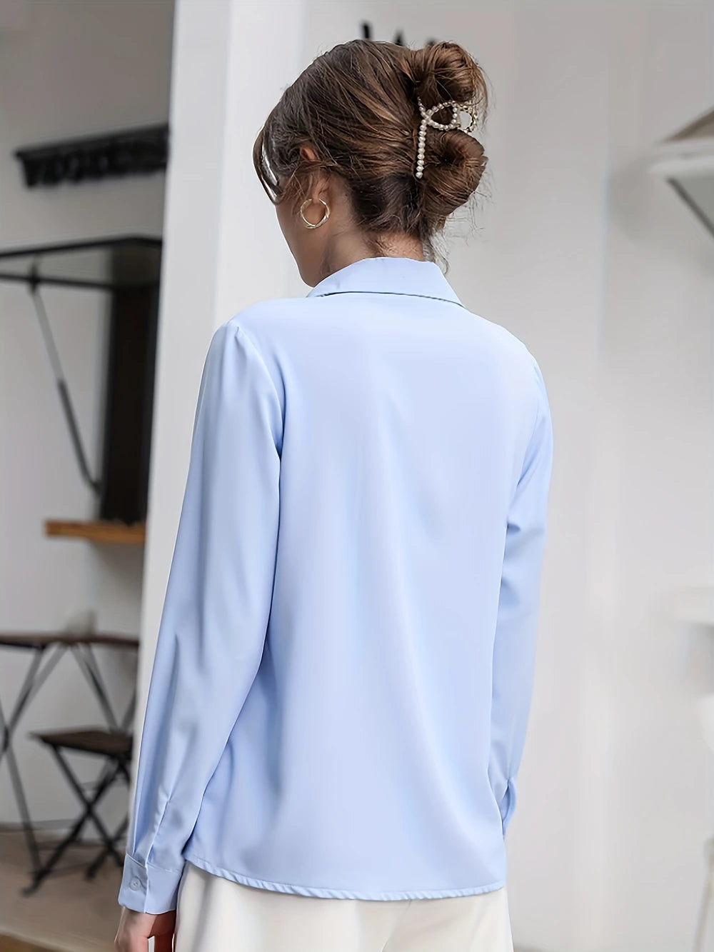 17598 1a-106 Blusa de poliéster elegante 1 Pza