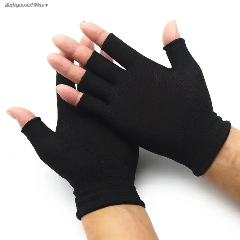 6674 a10-15 Guantes Tácticos de medio dedo para hombre y mujer