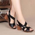 18377 1t-001 Tacones Gruesos Elegantes