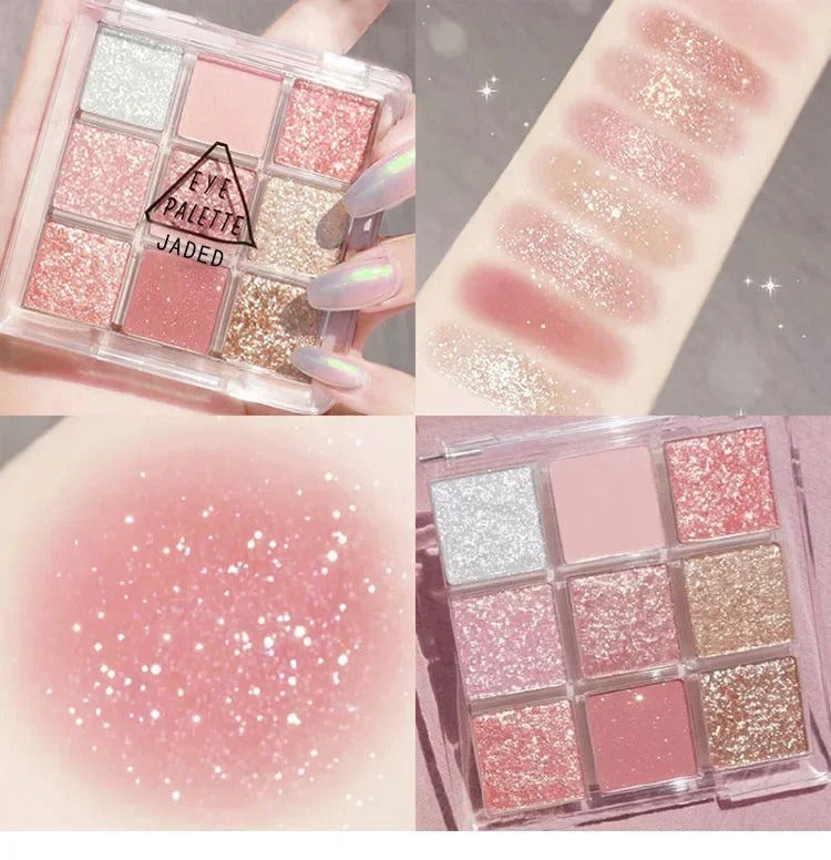 16880 1b-009 Paleta de sombra de ojos con purpurina 1 Pza