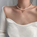 17128 1b-002 Collar gargantillas de perlas 1 Pza