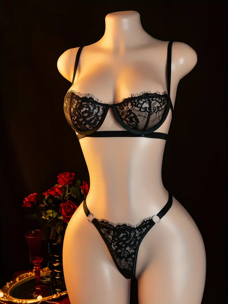 19587 ID-265 Conjunto de lencería sexy 2 Pzas