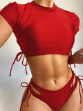 19467 id-117 Bikini Top Rojo 2 Pzas