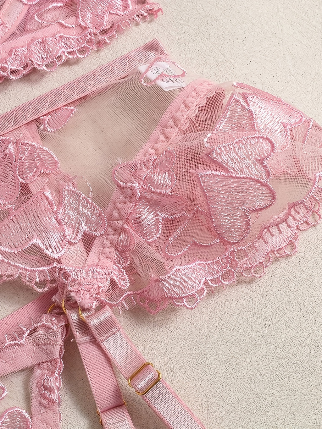 19561 ID-265 Lencería Sexy 4 Pzas