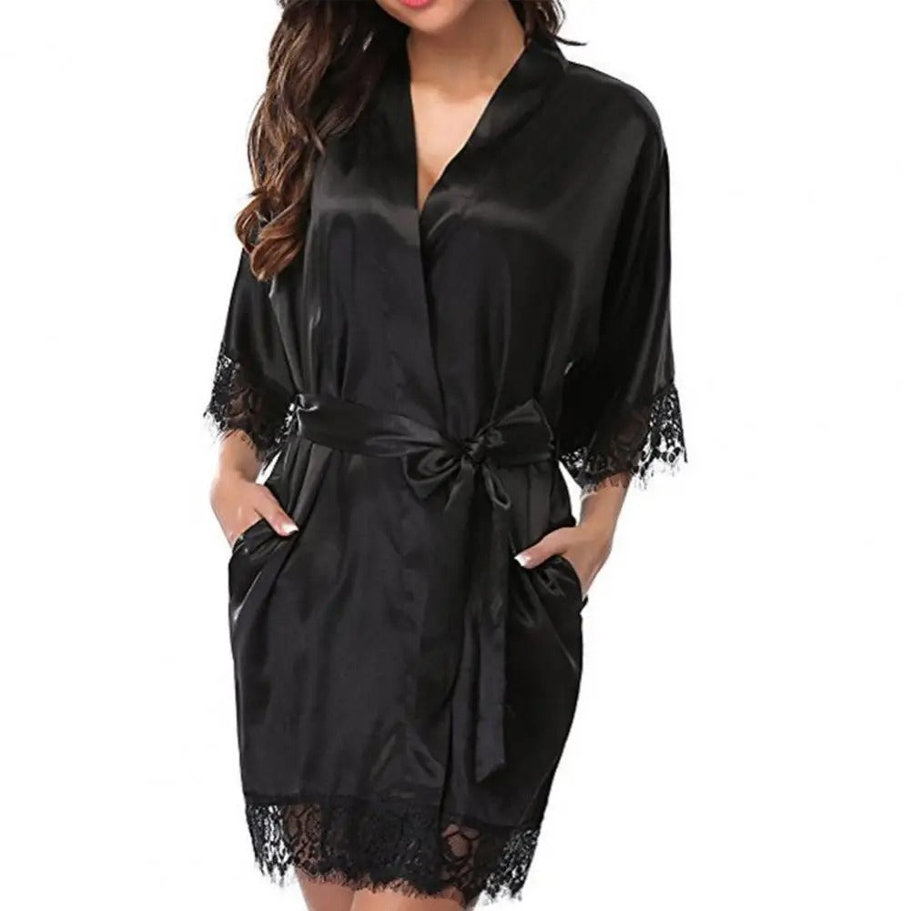 13423 1a-057 Bata de dormir cómoda para mujer