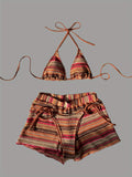 19593 1a-110 Conjunto Bikini Feria 3 Pzas