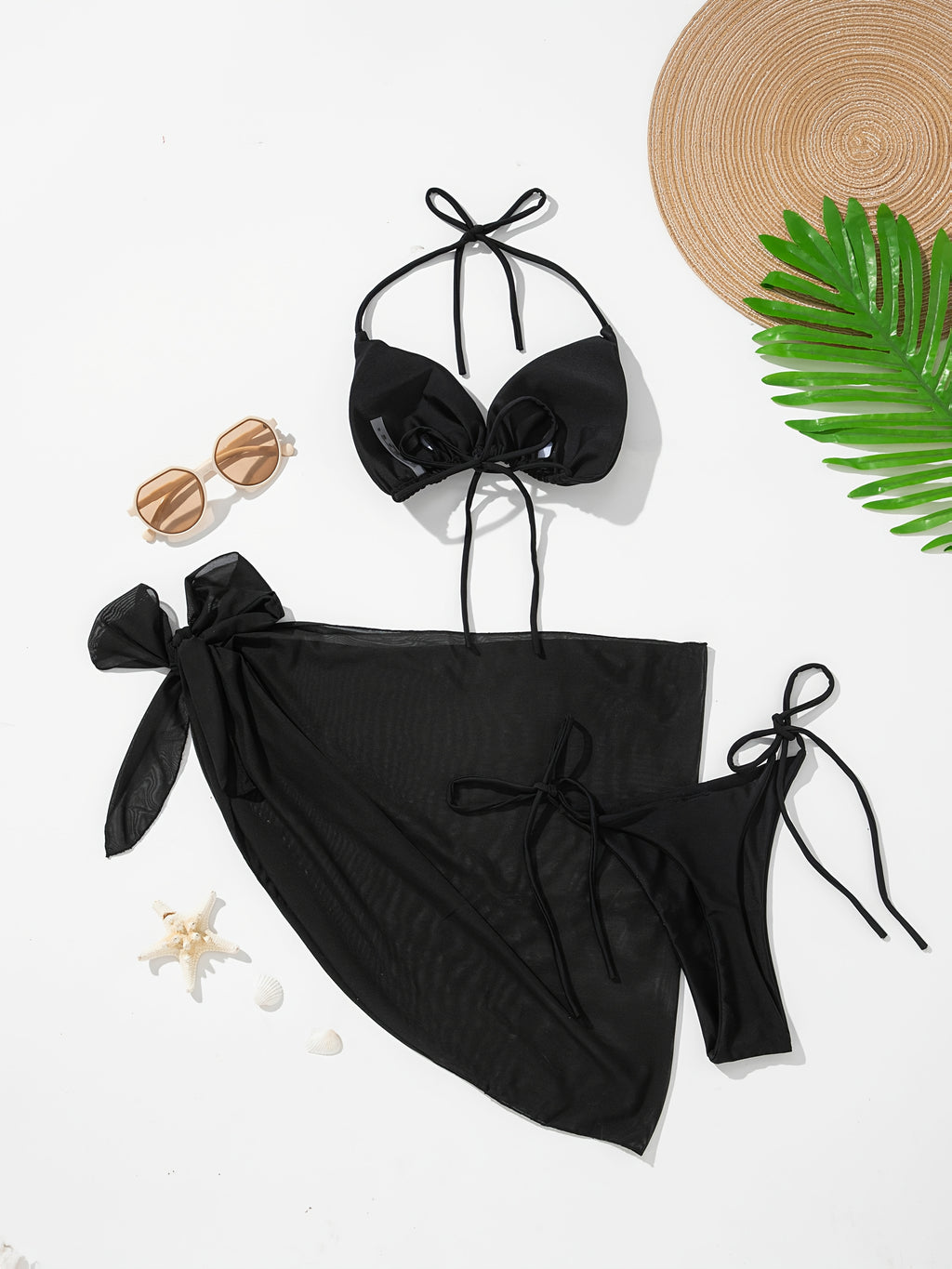 19745 1a-018 Conjunto bikini elegante 3 Pzas