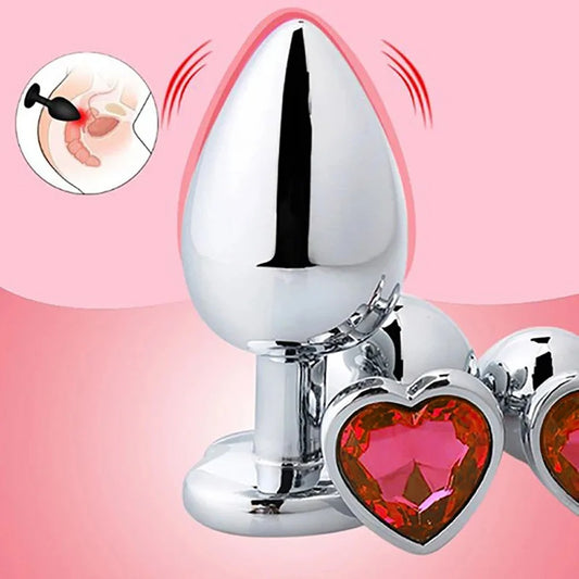 16578 1b-019 Tapón Anal diseño corazón 1 Pza