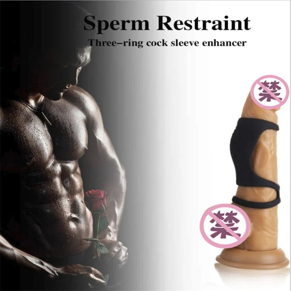 13533 1b-020 Anillos de bloqueo de silicona para hombres