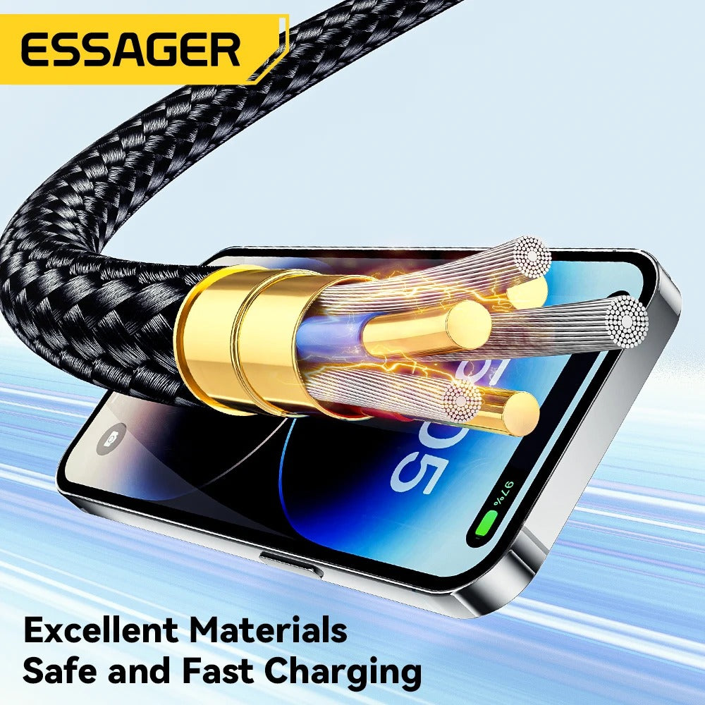 11787 2t-001 Essager Cable USB tipo C a Ligthning