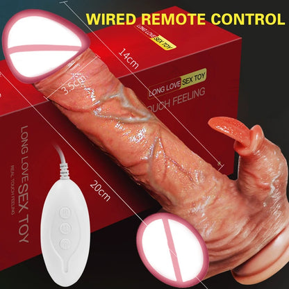 16483 1c-002 Consolador vibrador con control remoto 1 Pza